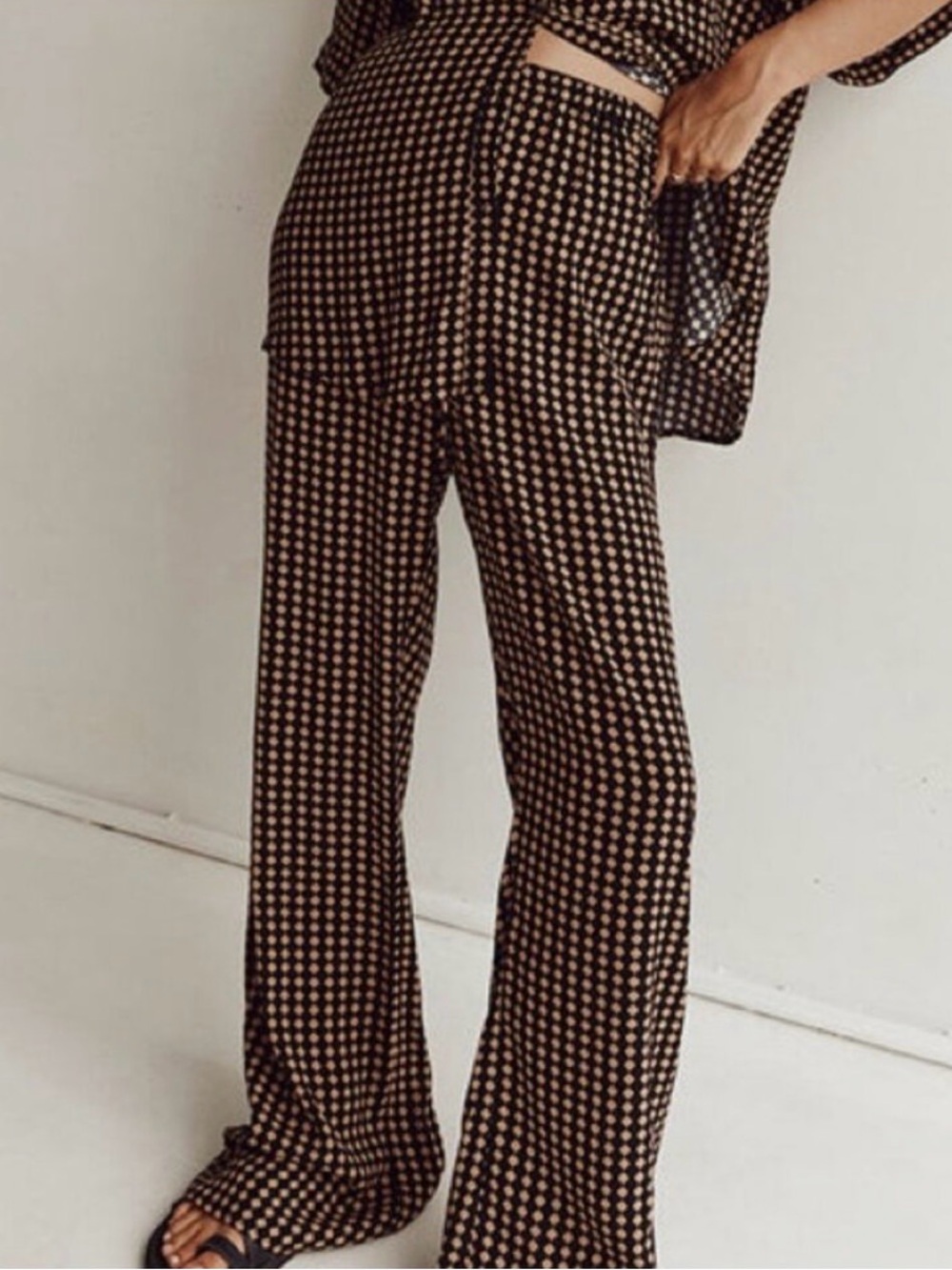 DISSH Black & Cream Mila Pants